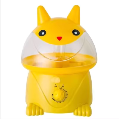 4L Dung tích lớn Phim hoạt hình màu hồng Pig Máy làm ẩm không khí gia đình Sương mù Mute Volume Mini Máy điều hòa không khí - Máy giữ ẩm