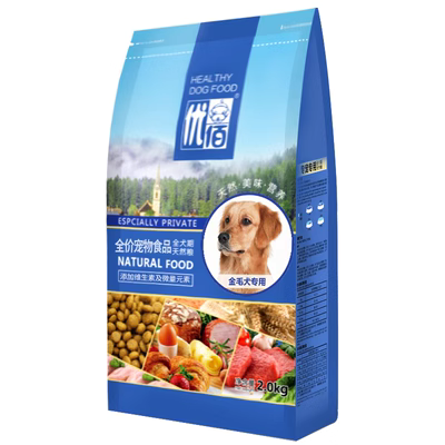 Golden Retriever thức ăn cho chó toàn chó thời kỳ đặc biệt Bai thức ăn đặc biệt dành cho người lớn chó con chó sữa bánh lớn thức ăn cho chó 2-4 tháng 4 kg 2kg - Chó Staples
