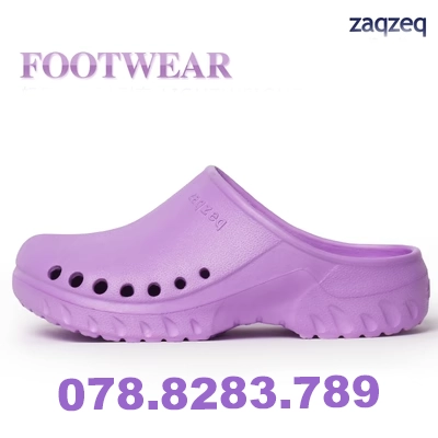 ZaqZeq/Danhe dép đi trong phòng mổ nữ giày đi biển nữ dép chống trượt đôi giày có lỗ nữ y tá dép