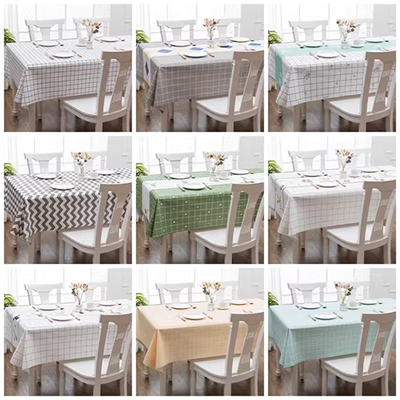 Bàn vuông vải vải bàn ăn vuông bộ ghế đệm bàn ăn bọc ghế ăn hiện đại tối giản bọc ghế ăn nhà - Khăn trải bàn