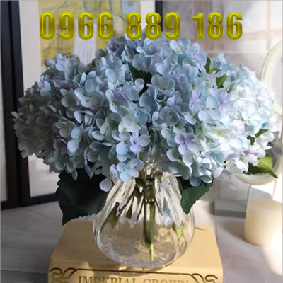 Cẩm tú cầu mô phỏng hoa phòng khách hoa giả trang trí ban công bàn cà phê tủ tivi trang trí bàn ăn bó hoa ánh sáng sang trọng hoa lụa - Hoa nhân tạo / Cây / Trái cây