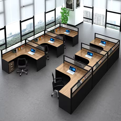 Bàn ghế văn phòng FHMY đơn giản bàn ghế hiện đại kết hợp văn phòng văn phòng bàn làm việc nhân viên bàn vị trí nhân viên - Nội thất văn phòng