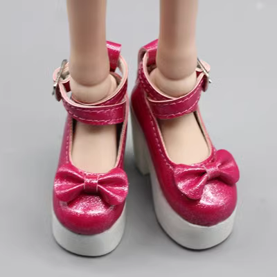 60 cm Búp bê Barbie Ban đêm Lolita Ice Spirit Princess High Heels Ye Luoli Fairy Sports Boots Phụ kiện quần áo - Búp bê / Phụ kiện
