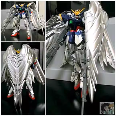 Bandai Chính hãng Mô hình Gundam MG 1 100 WING ZERO Flying Wing Zero EW Angel Hair Hair - Gundam / Mech Model / Robot / Transformers