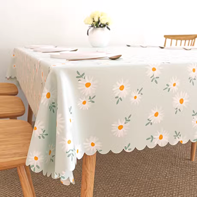 Khăn trải bàn ăn tươi mát trắng tròn thời trang khăn trải bàn cà phê khăn trải bàn bàn tròn vải nhà nhỏ thêu châu Âu trà trang trí - Khăn trải bàn