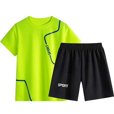 Bộ đồ bé trai mùa xuân 2020 mới mùa xuân quần áo trẻ em Bộ đồ hai mảnh quần áo trẻ em thể thao thủy triều - Phù hợp với trẻ em