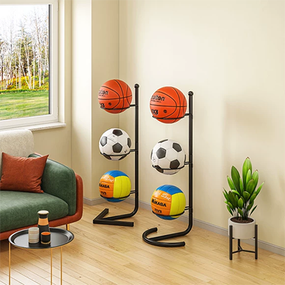 Từ khóa giá để đồ bóng rổ sắt mỹ thuật rổ đựng đồ bóng chuyền bóng chuyền giá trưng bày dụng cụ thể dục sáng tạo - Yoga