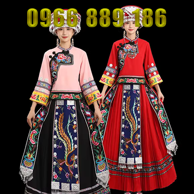 Cô gái Tây Tạng Trình diễn trang phục biểu diễn Nữ thiểu số Trang phục đặc trưng Trẻ em Trang phục Tây Tạng Trình diễn trang phục tay áo - Trang phục
