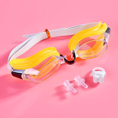 Bán nóng kính bơi trẻ em mới cho bé trai và bé gái không thấm nước và chống sương mù mắt bơi kính bơi hoạt hình kính bơi thiết bị kính lặn - Goggles