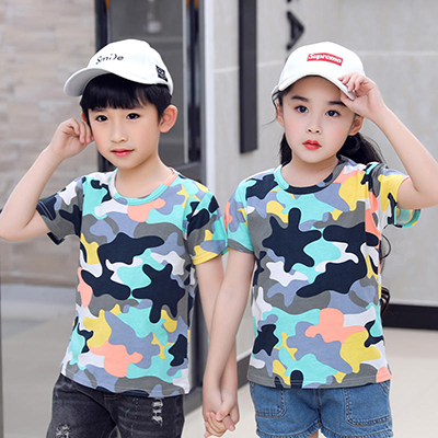 Bộ đồ bé trai mùa hè 2019 cho trẻ em mùa hè quần áo trẻ em Bộ đồ hai mảnh Quần áo thủy triều Hàn Quốc 8 tay ngắn 10 tuổi - Phù hợp với trẻ em