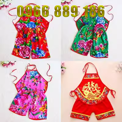 Trẻ em dudou baby dudou mùa hè mỏng cotton lụa nam và nữ baby dudou phù hợp với phong cách dân tộc 0-1-2 tuổi - Bellyband