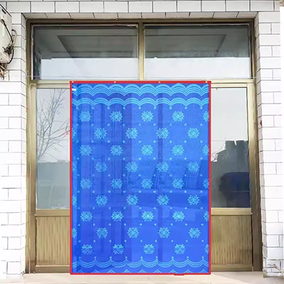 Nhà vệ sinh bungalow màn rèm cửa rèm mùa hè ngoài trời nam châm bay ban công kính chắn gió rèm trang trí Velcro dày - Phụ kiện rèm cửa
