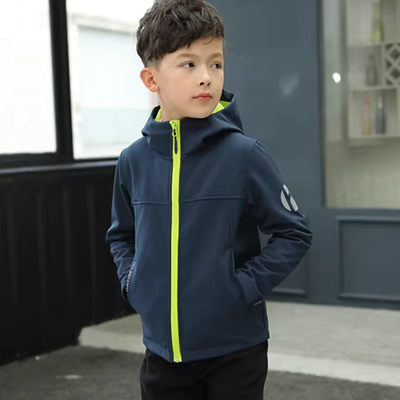 Áo khoác trẻ em áo khoác trẻ em năm 2020 áo gió mới mùa xuân và mùa thu trẻ em phong cách nước ngoài cậu bé đẹp trai phiên bản Hàn Quốc xu hướng mùa thu - Áo khoác