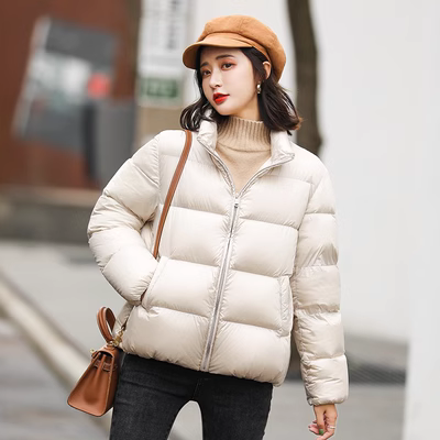 Gofan 2019 thu đông mới xuống áo khoác nữ ngắn Hàn Quốc quần áo bình thường quần áo rộng mùa đông dày - Xuống áo khoác