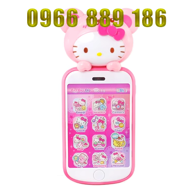Ruihuaxing Hello Kitty Hello Kitty Children Đồ chơi thời trang Màn hình cảm ứng Điện thoại Cô gái Âm nhạc Điện thoại 50117 - Đồ chơi âm nhạc / nhạc cụ Chirldren