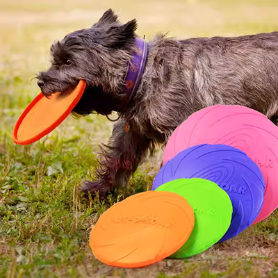 Frisbee dog đặc biệt Frisbee dog side sản phẩm động vật chó tha mồi vàng chó lớn vật nuôi chống cắn đĩa bay huấn luyện chó đồ chơi nổi - Mèo / Chó Đồ chơi