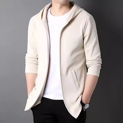 Áo len dệt kim nam phong cách Hàn Quốc mỏng xu hướng áo khoác ngoài cộng với nhung giữa mùa thu 2019 và áo khoác dày mùa đông - Cao bồi