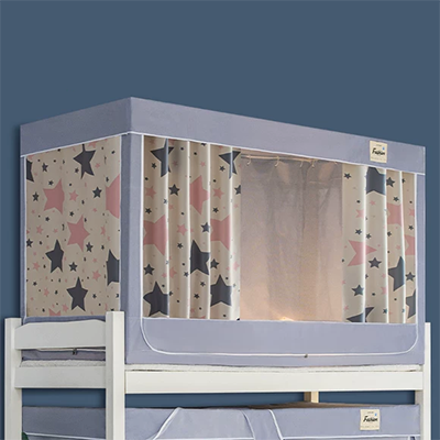 Rèm một mảnh, màn chống muỗi kín, giường tầng trên và dưới trong ký túc xá sinh viên, 1,2 mét 1,2 mét, dây kéo che nắng có khung - Lưới chống muỗi
