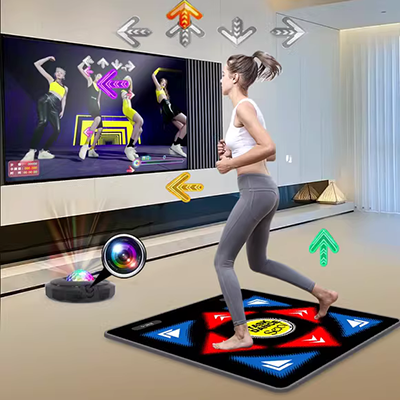 Máy tập thể dục máy múa máy gia đình giảm béo múa tay múa chân múa hát thiết bị máy tập thể dục thể dục thẩm mỹ chăn - Dance pad