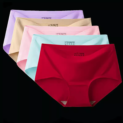 Quần lót Nam Cực của phụ nữ cotton kháng khuẩn đáy quần sexy cám dỗ băng lụa liền mạch quần đùi tam giác đầu quần bụng mỏng thoáng khí - Giống cái