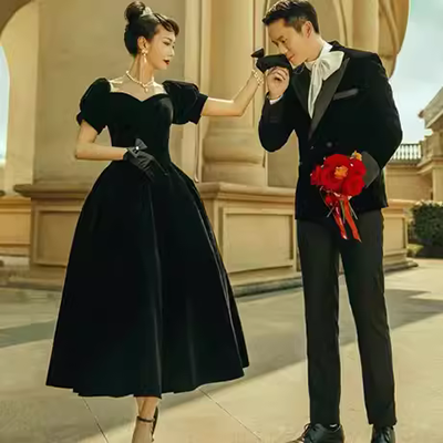 CI mùa xuân Anh khí kẻ sọc phù hợp với chú rể phù hợp với phiên bản Hàn Quốc của bộ vest cưới ba mảnh thành công của nam giới - Suit phù hợp